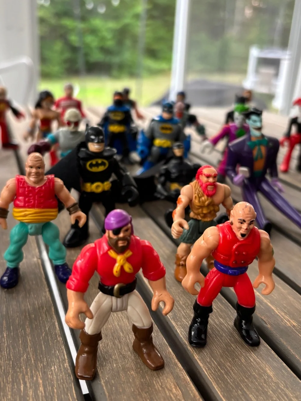 Lot of 38 Various Action Figures (Batman, Superman, Etc)